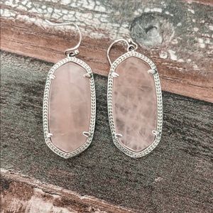 Light pink Kendra Scott Elle Earrings